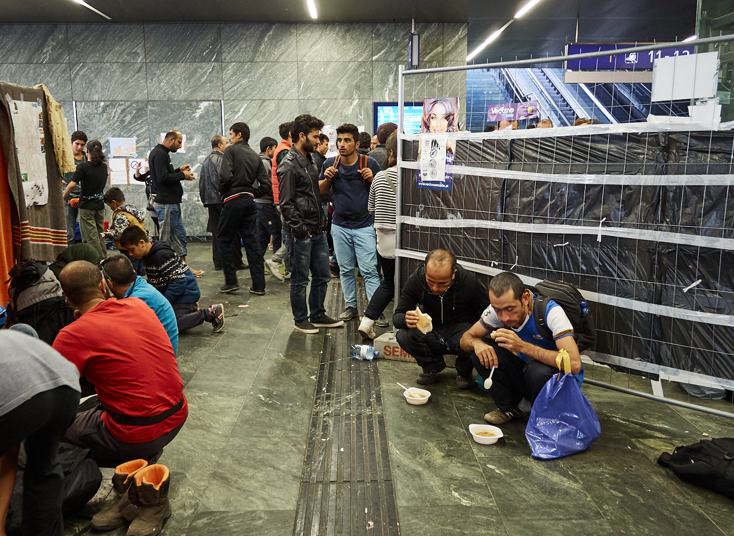 Wien, Hauptbahnhof, Mitte September 2015.