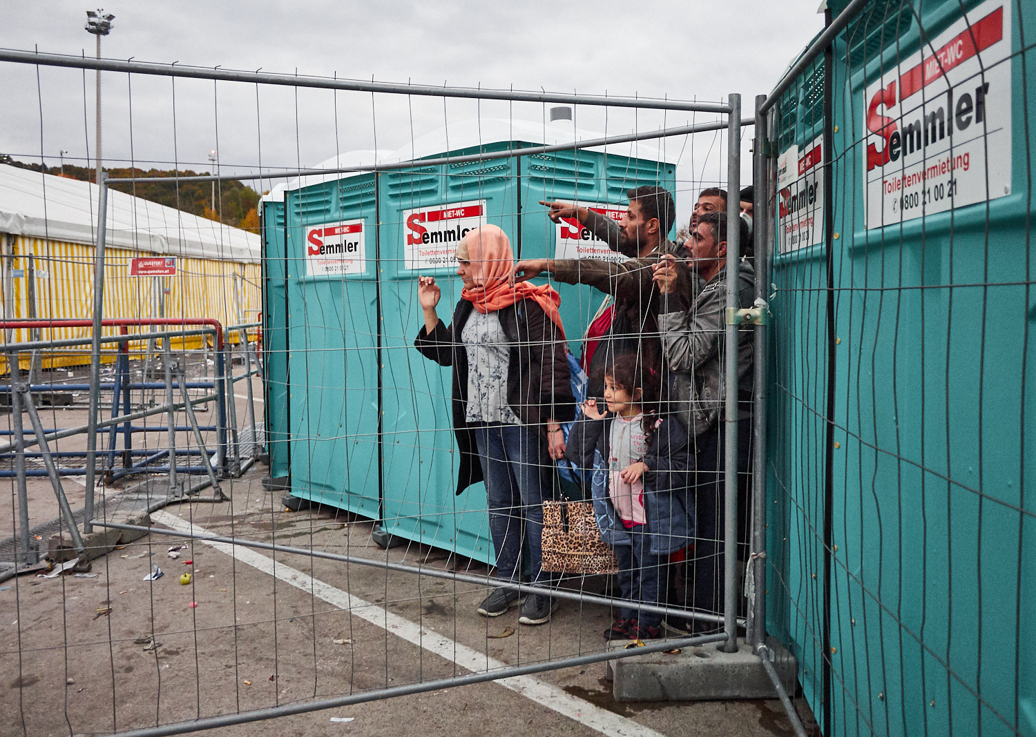 Grenzübergang Spielfeld, Steiermark, Ende Oktober 2015.