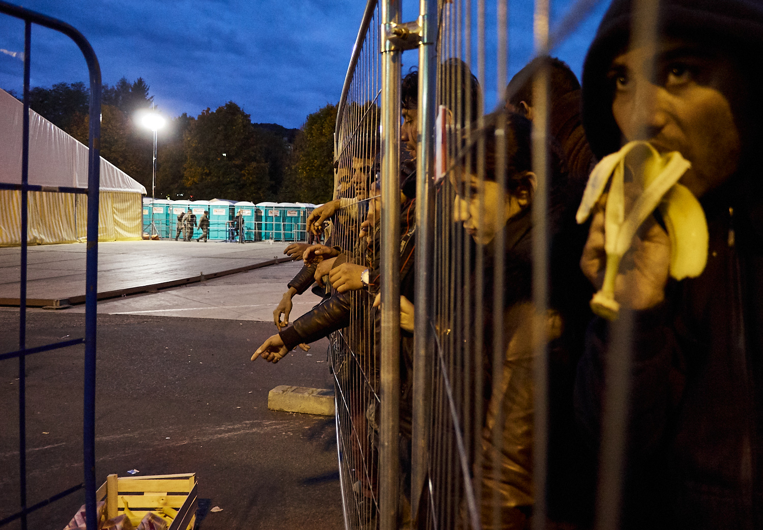Grenzübergang Spielfeld, Steiermark, Ende Oktober 2015.