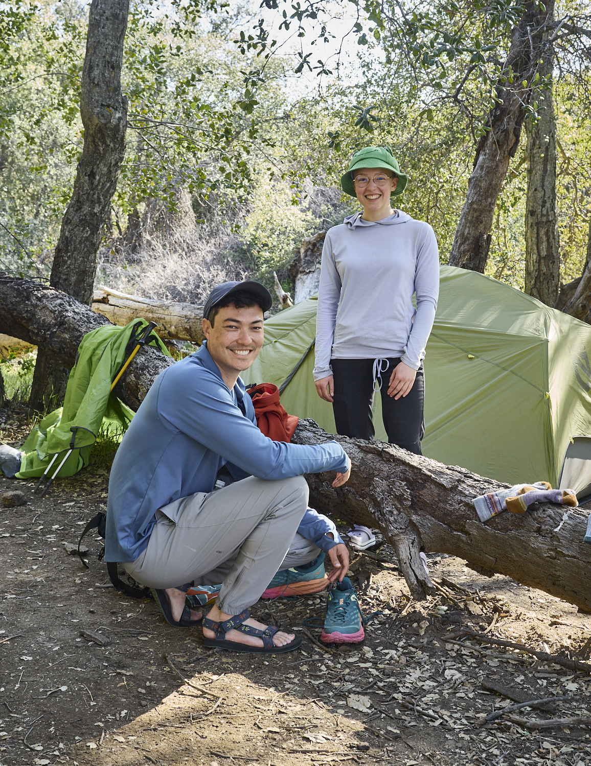 Evening at Fred Canyon camp site
